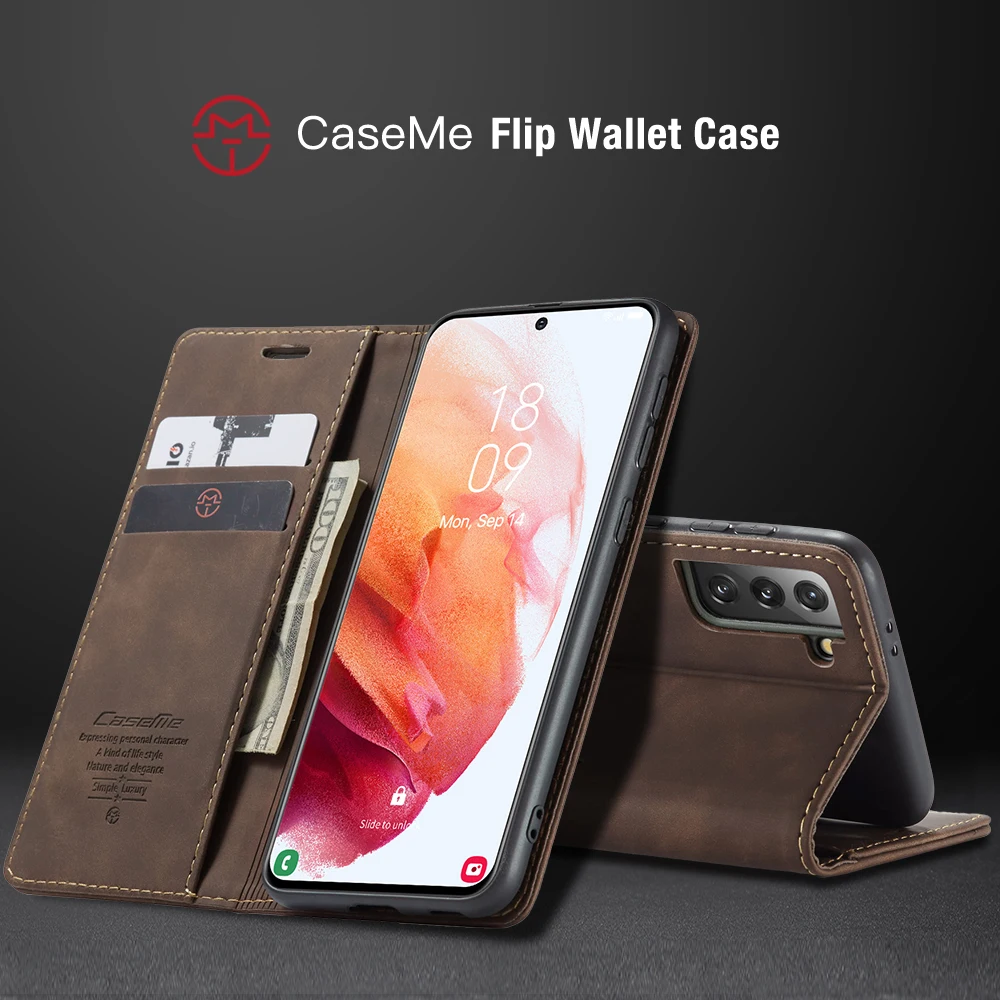 Luxury Retro Business Flip Phone Cover Case Holder Leather For Samsung Galaxy Note10 S20 S21 Note20 Ultra S10 S9 S8 Plus A51 A71 | Мобильные
