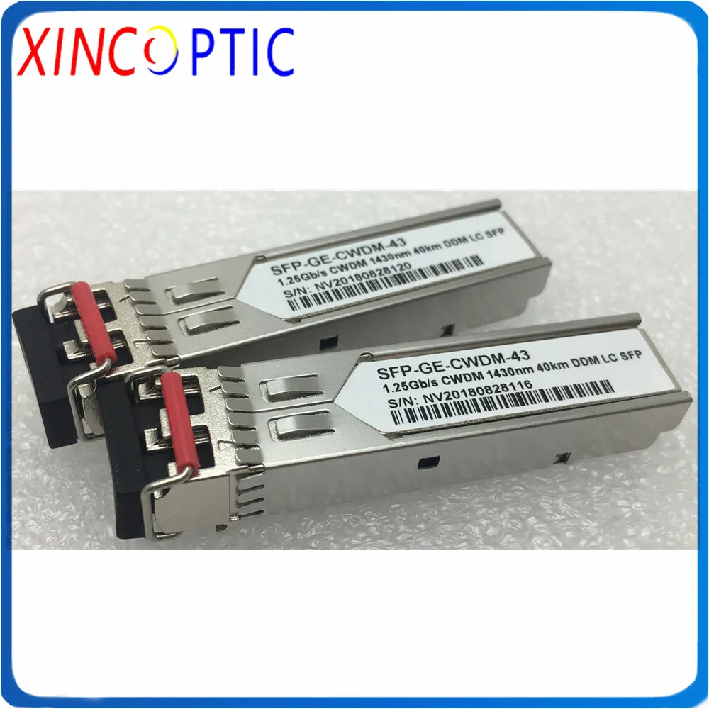 18 Wavelengths 1.25g 1270nm1610nm Dual Fiber,lc 40km Cwdm Sfp Transceiver With Dom Function