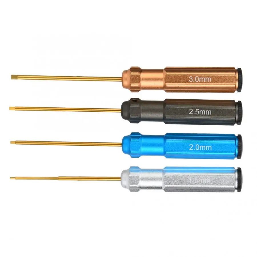 4pcs Screwdriver Set H1.5 H2.0 H2.5 H3 Disassembly Hex Screwdriver Repair Tool Kit