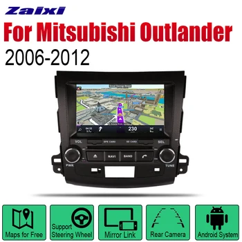 

ZaiXi Android Car DVD GPS Navi for Mitsubishi Outlander 2006~2012 player Navigation WiFi Bluetooth Mulitmedia system audio