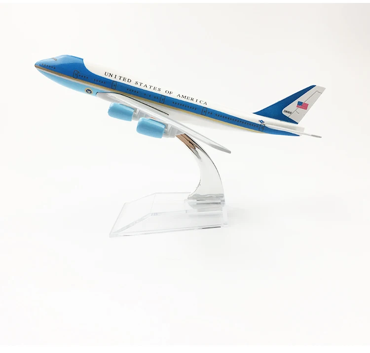 1/400 масштаб металлическая модель самолета Air Force One американские авиалинии Boeing 747 отлитая модель самолета Airway Коллекция игрушек для детей