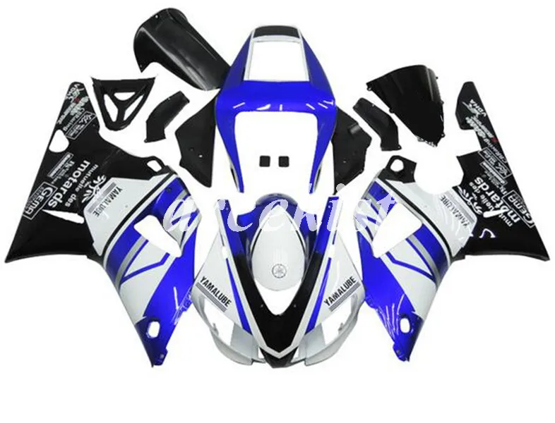 ABS мотоцикл полный обтекатель комплект для YAMAHA YZF-R1 98 99 YZF R1 1998 1999 YZF1000 yzfr1 98 99 обтекатель набор синий белый черный