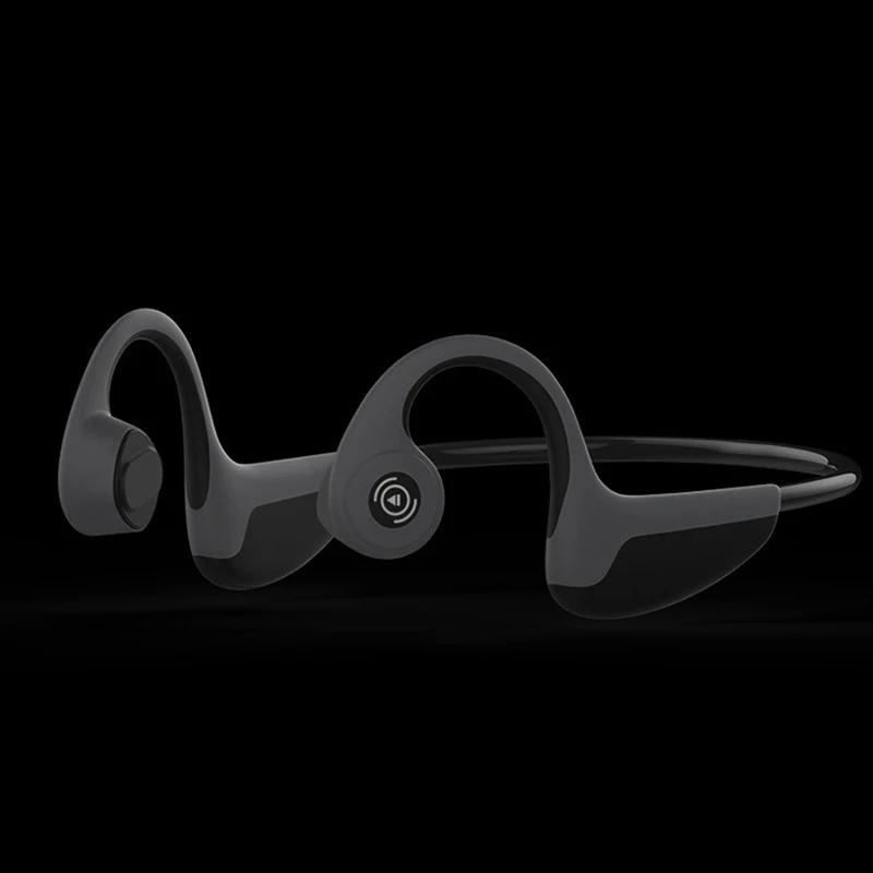 QH35, костная проводимость, bluetooth 5,0, наушники с шейным ремешком, водонепроницаемые, спортивные, для бега, наушники с bluetooth, беспроводные наушники - Цвет: Black