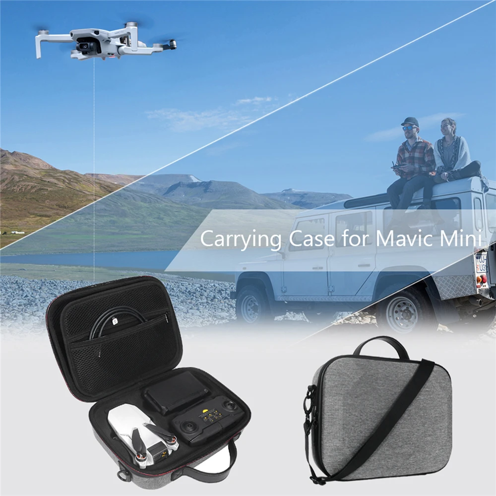 Buy Portable Waterproof Case Shockproof Bag for DJI Mavic Mini Drone Accessories Travel Carrying Case Storage Bag