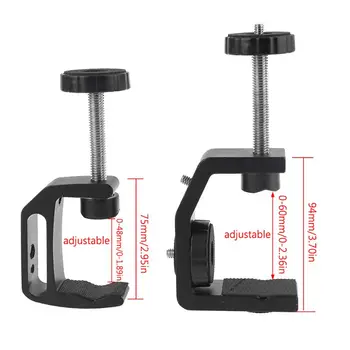 

C-style Camera Screw Clamp with 360 Degree Mini Ballhead 1/4\" for Flash Light K1AB