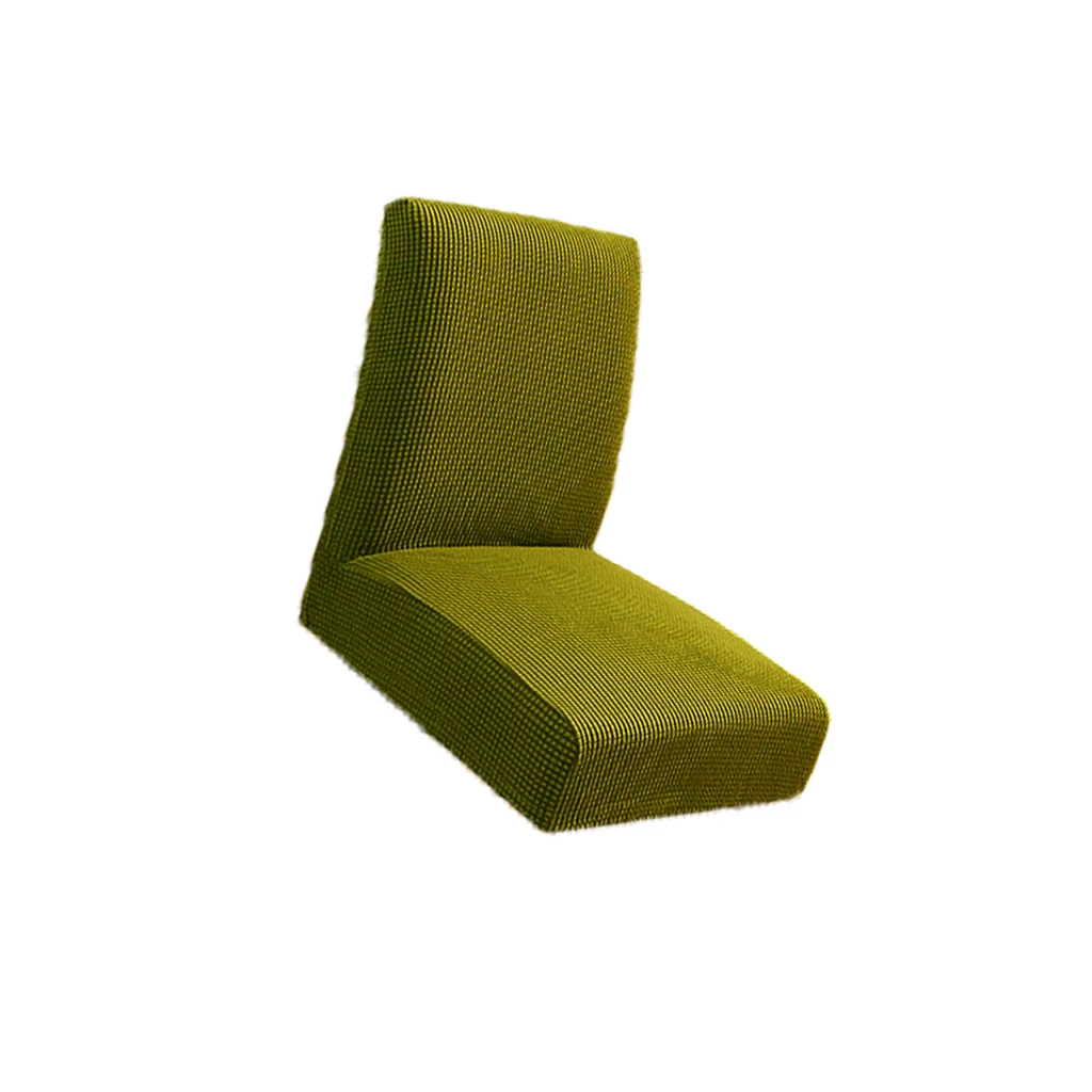 Dining Low Back Chair Slip Cover Hotel Salon Club Bar Use, 13.7-18.9 Inch Width, 15-18.9 Inch Back Height