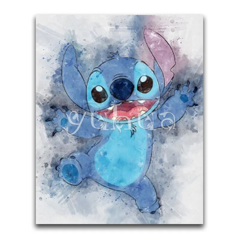 5D бриллиант картина мультфильм Dumbo Микки лев Король Кошка Животное полный квадратный алмаз вышивка крестиком Мозаика из круглых бриллиантов - Цвет: 1