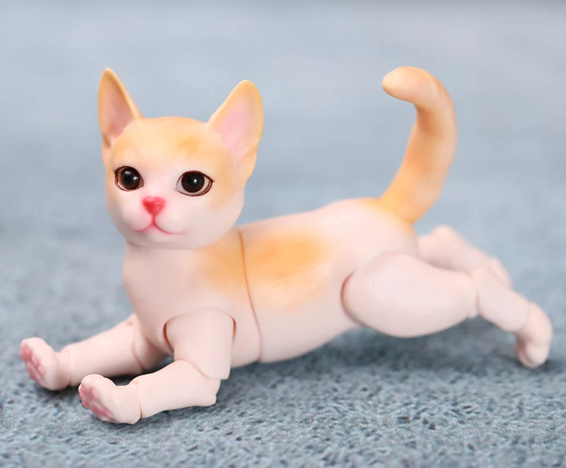 1/8 BJD кукла мини милый питомец кошка BJD/SD смола фигурка кукла модель игрушка подарок. В комплект не входит одежда, обувь, парик A0111ZuzuNyangcat
