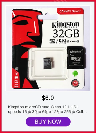 Kingston microSD карта класс 10 UHS-I скорости 16 ГБ 32 ГБ 64 Гб 128 ГБ 256 ГБ сотовый карта памяти для телефона класс 4 8 ГБ TF Карта оригинал