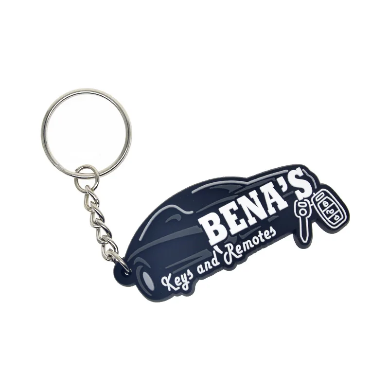 Gestalten Sie Ihr Eigenes Design 2D Weicher PVC-Schlüsselanhänger für Werbegeschenke – Detail 1
