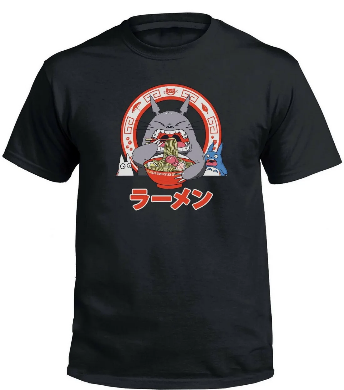 Cute Totoro Studio Ghibli Tops Tee T Shirt Japanese Ramen Adults Unisex Funny Shir Colorful O Neck T-Shirt |