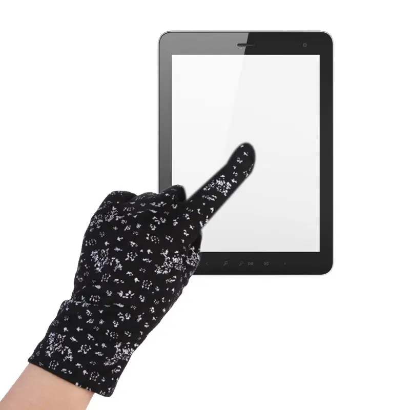 Женские летние цветочные ультра тонкие перчатки с сенсорным экраном