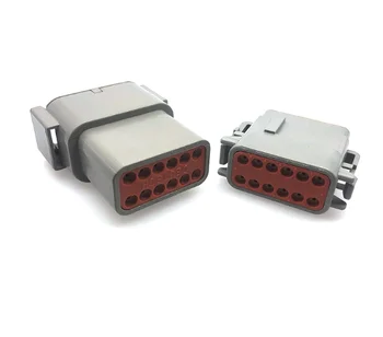 

20 Sets 12P DTM06-12S DTM04-12P 20-24awg Auto Waterproof Electrical Connector Plug Enhanced Seal Shrink Boot Adapter