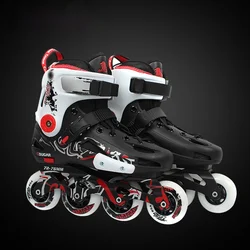 Professional Hockey Inline Figure Skates 4 Wheels Breathable Roller Skate Shoes for Adults Patins Quad Fitness Equipment