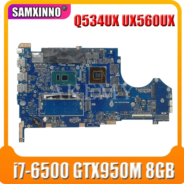 $US $292.75  For ASUS UX560U UX560UQK UX560UQ UX560UX Q534U Q534UX Q534UQ Laptop mainboard Motherboard i7-6500 C