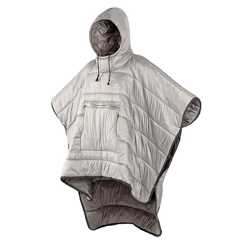 

Portable Outdoor Travel Camping Quilt Keep Warm Sleeping Bag Wearable Cloak 19*34cm Storage size 200*140cm Expansion size