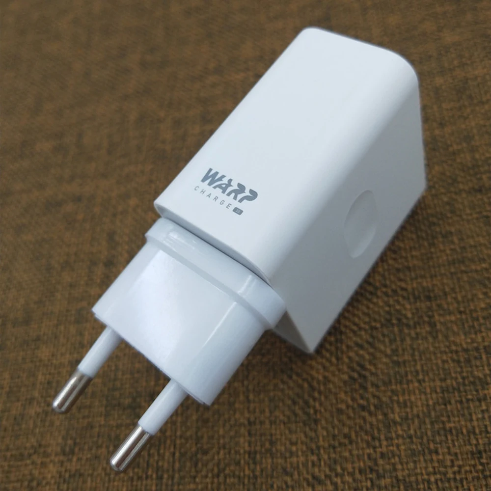 Варп 30 Вт Зарядное устройство Dash Warp адаптер 5V6A usb type-C кабель варп-зарядка для One plus 7 T/7 T Pro/7 Pro Dash Зарядка для 5 T/6/6 T/7 - Цвет: only EU Charger