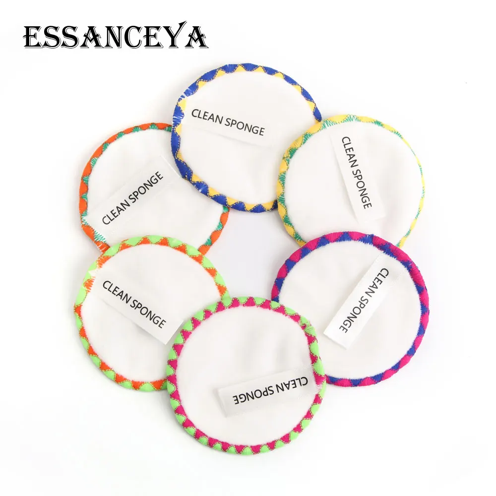 ESSANCEYA 6 шт./упак. макияж затяжек; мягкая и удобная обувь макияж удалить буфами на рукавах легко чистится легко сушить средство для снятия макияжа Косметический слойка