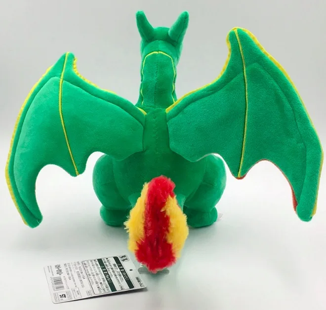 25 см мультфильм Карманный животное Rayquaza игрушка Чаризард плюшевые куклы зеленый Charizard фигурка кукла игрушка Дети Рождественский подарок TFA3235