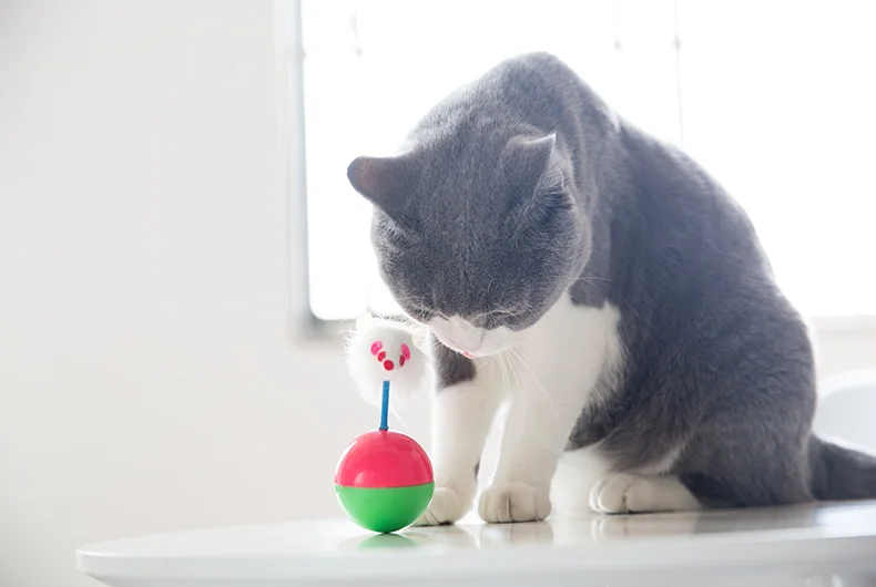 Перо Кот-кошка игрушка неваляшка мышь нейронный плюш в котят плюшевые qiu gou игрушки для домашних животных
