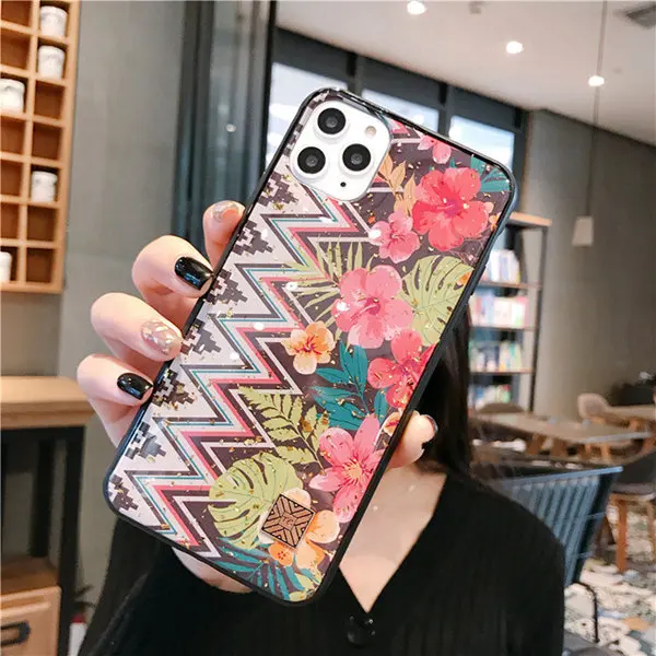 D33 Шикарный мраморный Золотой фольгированный чехол для телефона s для iPhone 11 Pro Max XS XR X 8 7 Plus 6 6s чехол Блестящий Мягкий силиконовый чехол для iPhone XS Max - Цвет: D33