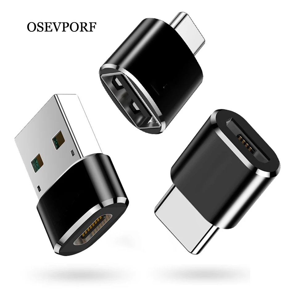 OTG usb type C адаптер USB для type-c конвертер данных USB C OTG адаптер для samsung S9 S8 S10 Plus Xiaomi samsung USBC зарядка Кабо