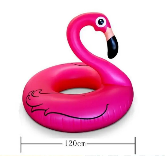 

A Generation of Fat 120 Cm Inflatable Flamingo Swimming Tube Water Supplies PVC Inflatable Toys Armpits Ring