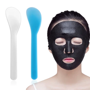 

10Pcs/Set DIY Face Mask Spoon Facial Mask Stick Cosmetic Spatula Scoop Beauty Makeup Sticks Mud Tools White/Blue/Pink Colors