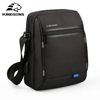 

LJL-Kingsons Men Bag Casual Business Mens Messenger Bags Vintage Men's Crossbody Bag Male Shoulder Bags