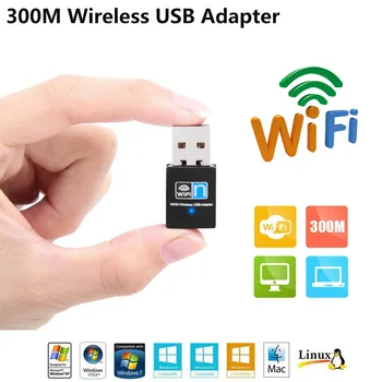 

WiFi adapter Wireless wifi dongle Network Card 802.11 n/g/b wi fi LAN Adapter RTL8192 Chip Mini USB Wifi 300M