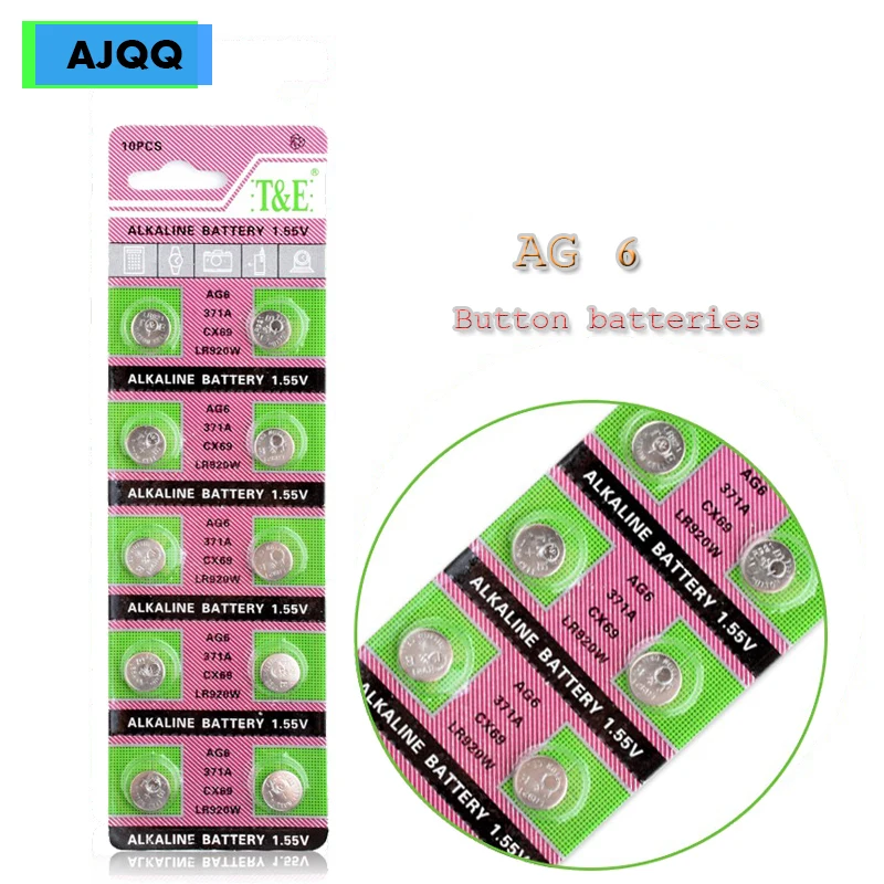 

Factory wholesale 80PCS 100% original 371 SR920SW LR69 LR920 AG6 watch battery button battery