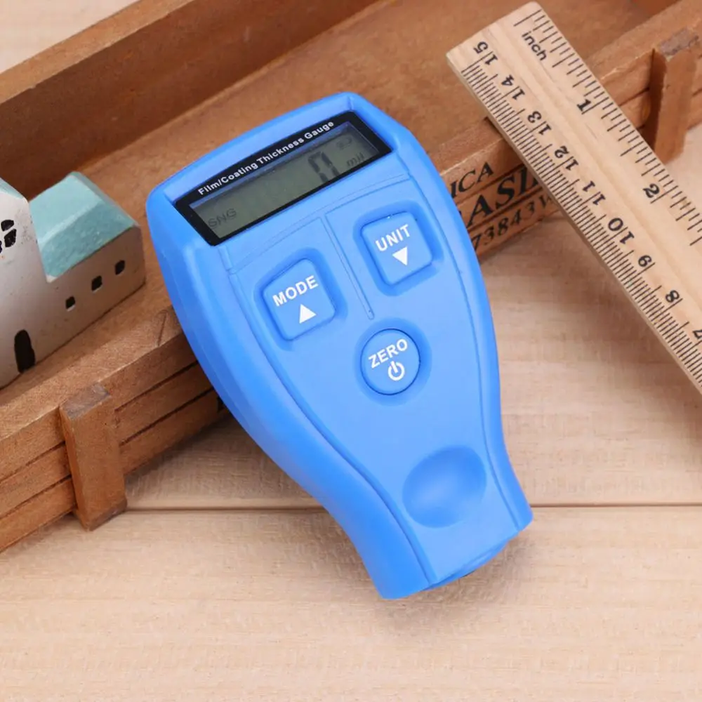 GM-200 Thickness Gauge Car Paint Coating Thickness Paint Tester LCD Display Portable Coating Painting Gauge 0~1.80mm paint coating meter paint thickness gauge thickness gauge