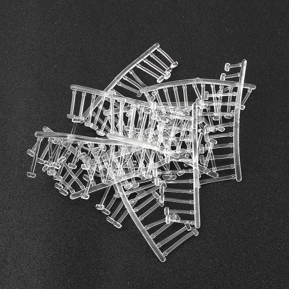 TIANNSII 10Cards/120tops Carp Fishing Hair Rig Bait Stop Pop Up Rig Stoppers Fishing Accessories
