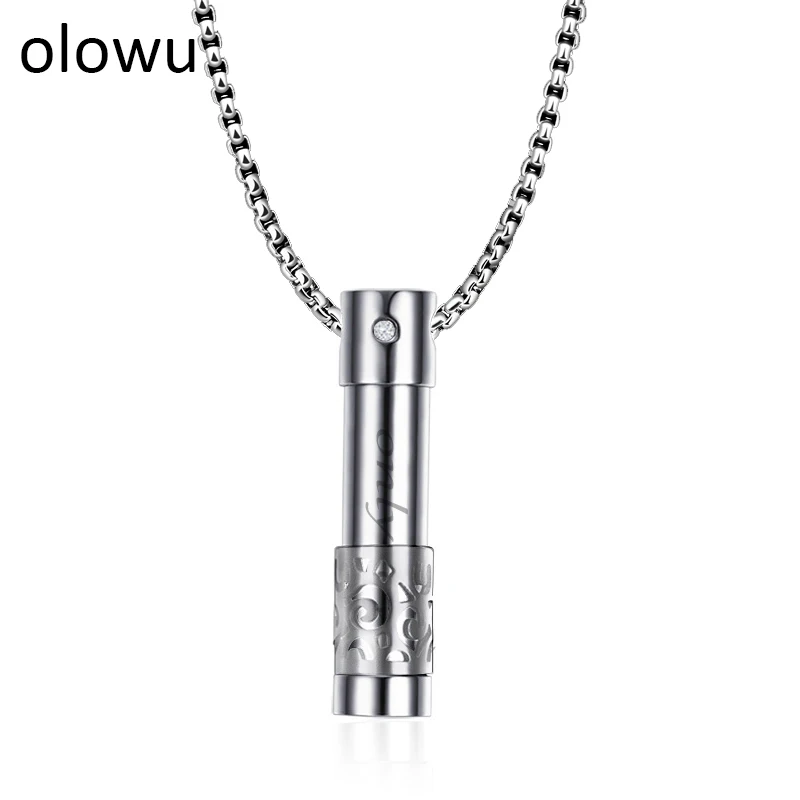 Olowu Only Love письмо колонна в форме урны ожерелье Мемориал Для мужчин и женщин