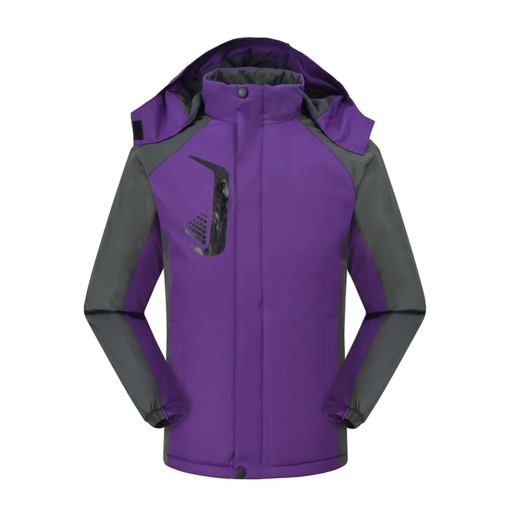 Верхняя одежда осень-зима ветровки походы в дождь куртка Толстая с капюшоном дышащая водонепроницаемая ветрозащитная пушистая куртка для альпинизма верхняя одежда