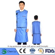 Прямые продажи гамма-луч рентгеновский защитный супер мягкий свинцовый фартук набор интервентная радиологическая защита 0,5 mmpb бессвинцовый фартук