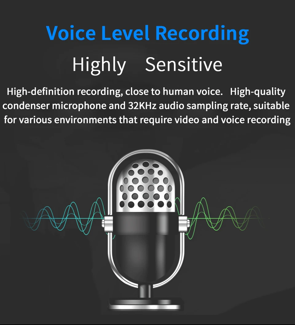 Microphone picking up audio for DVR