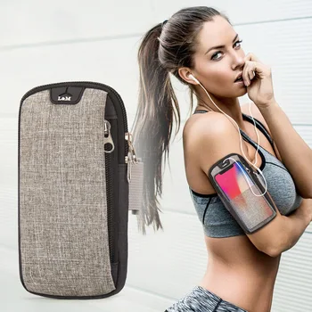 

Waterproof Sports Mobile Phone Bag Fitness Cell Phone Arm Wrist Bag Yoga Cycling Phone Pouch Hiking Card Holder