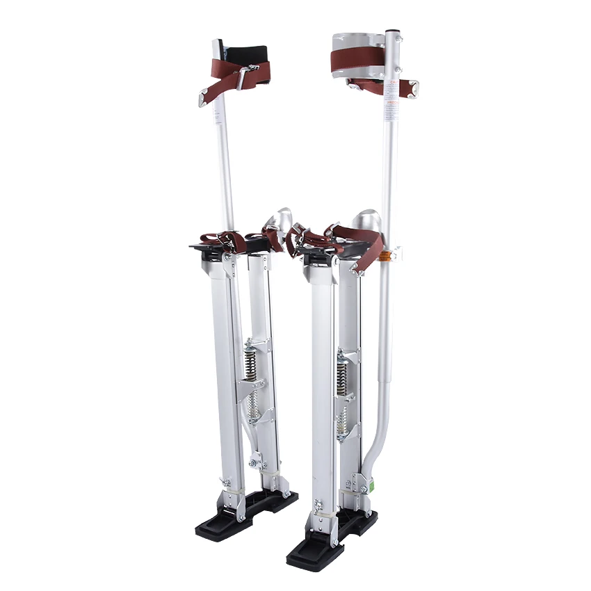 New 24"-40" Adjustable Professional Aluminum Plastering Stilt Ladder Drywall Plaste Stilts Stage Props Interior Decoration Stand