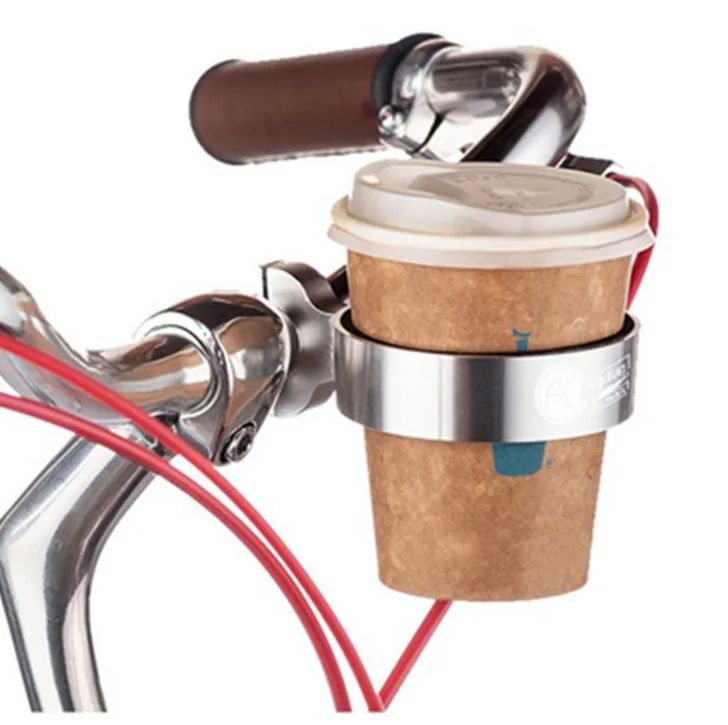 

Riding Bicycle Coffee Cup Shelf Tea Cup Brace Aluminium Alloy Water Bottle Holder Beer Brace Customizable Logo
