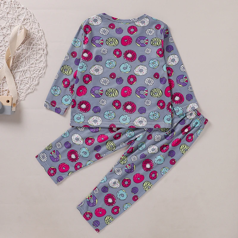2020 зимние пижамы для девочек серый комплект одежды маленьких мальчиков одежда