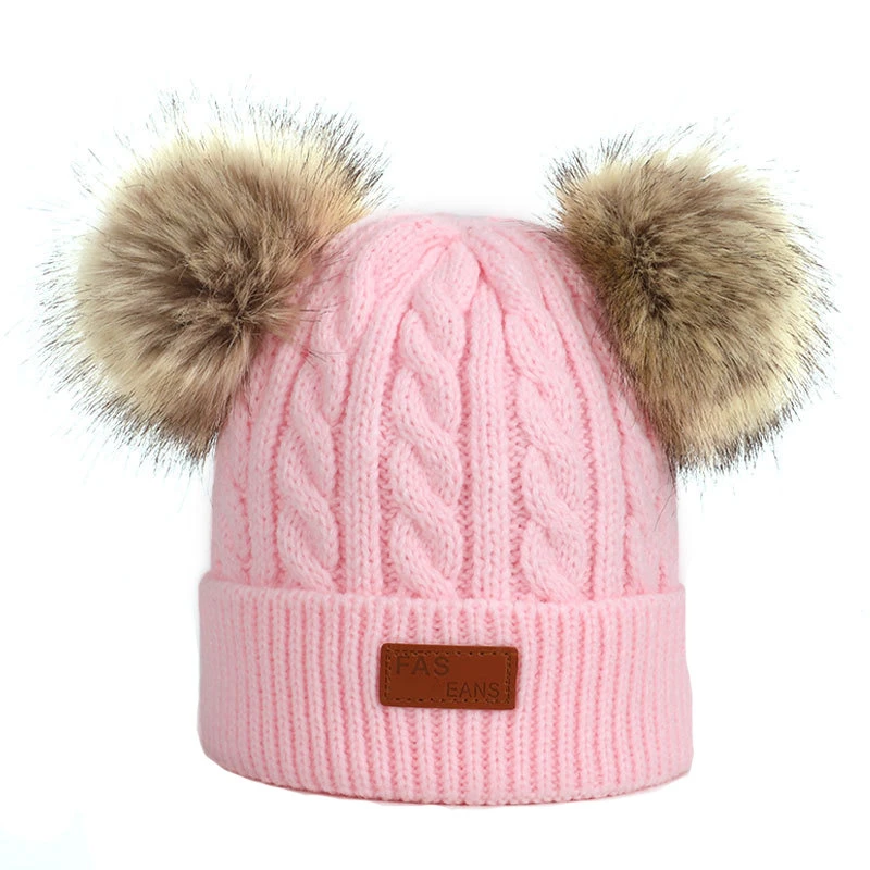 [NORTHWOOD] Новинка детская зимняя шапка с помпоном детская зимняя шапка для детей шапка с помпоном шапка лыжные вязаные шапки теплые шапочки для девочек на 3-8 лет