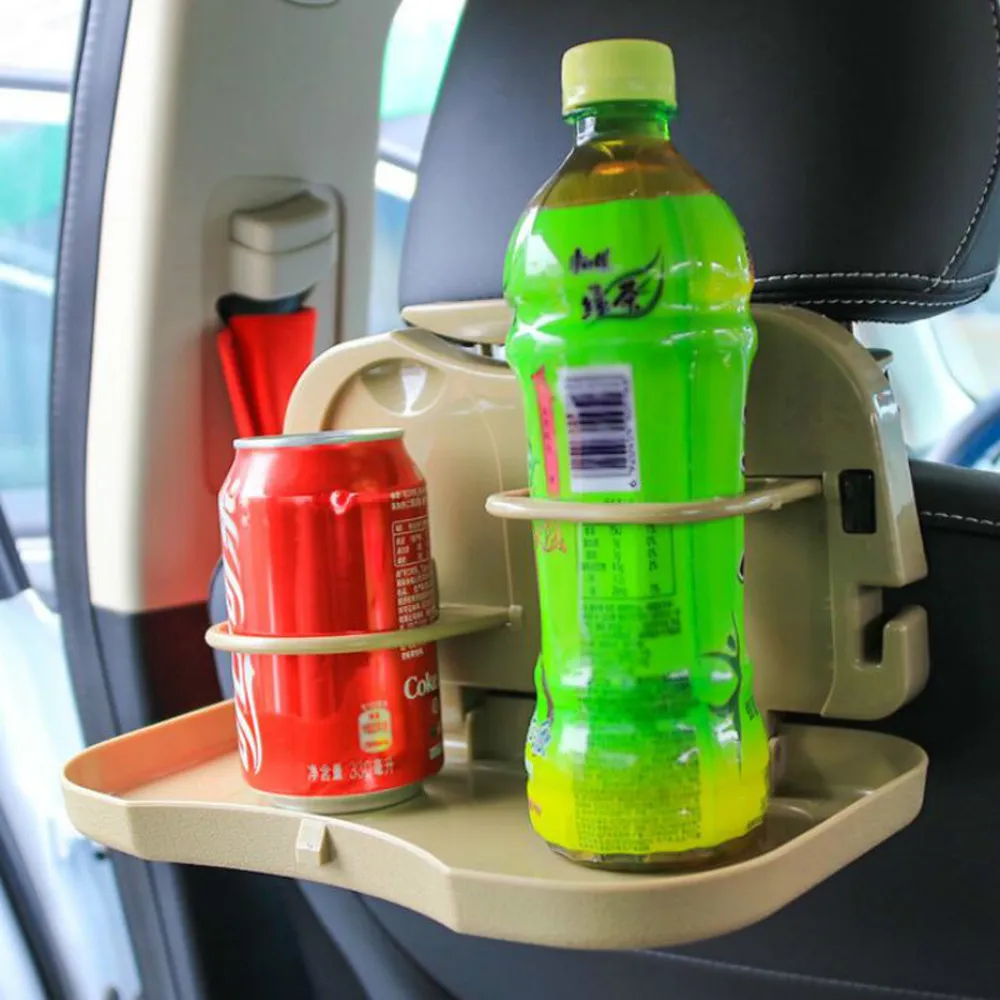 Автомобильный держатель для напитков складной Автомобильный держатель для чашки держатель для еды авто заднее сиденье стол держатель для телефона автомобильный ящик для хранения Универсальный