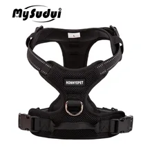 

Truelove Pet Dog Harness Large Small For Pitbull Reflective Safety Harness For Dogs Car Harness Dog Sport No Pull Vest Husky