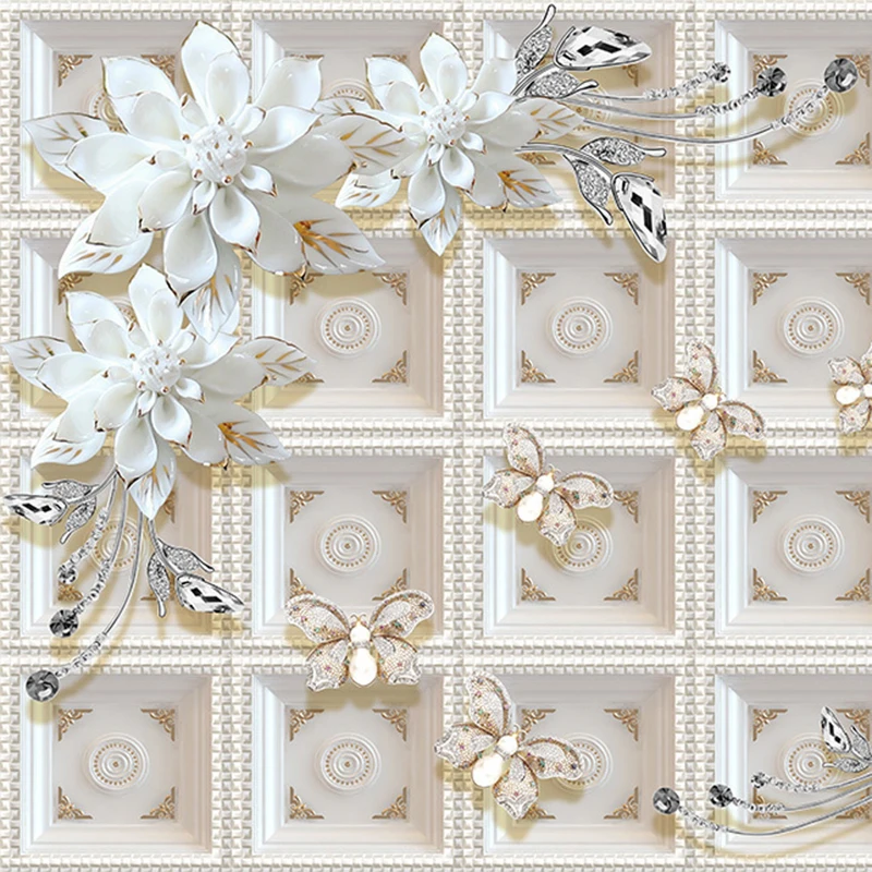 Custom-3D-Wall-Murals-Wallpaper-Wall-Painting-Stereoscopic-Relief-Jewelry-Flowers-3D-Living-Room-TV-Backdrop (3)