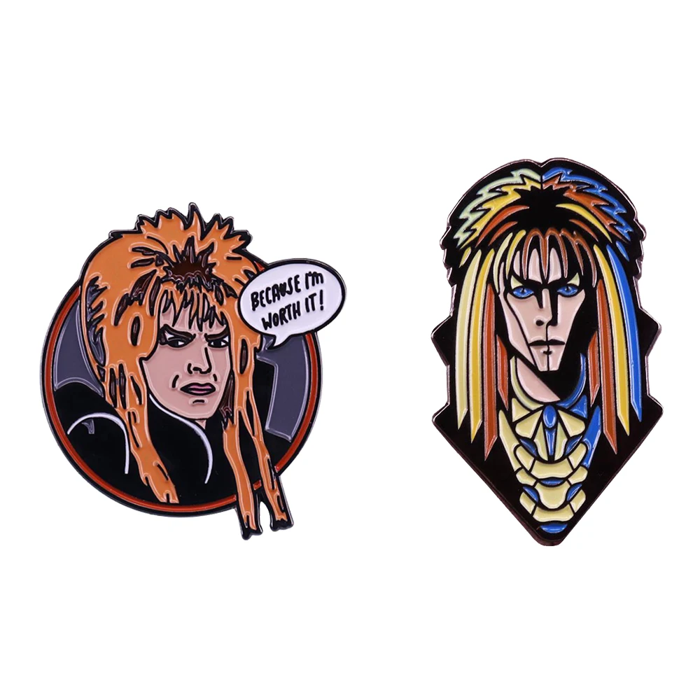 Эмалированный значок Goblin King украшение в стиле лабиринта | Украшения и аксессуары