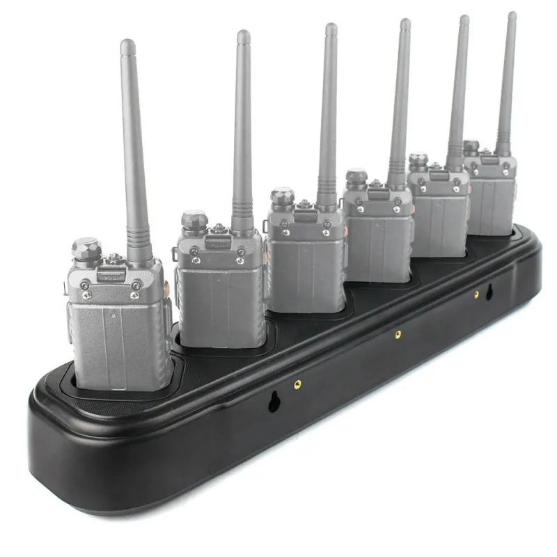 

High-quality Professional Six-Way Single Row Radio/Fast Battery Charger For Baofeng UV5R 5RA Walkie-talkie