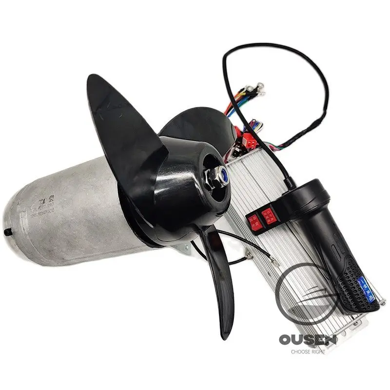 1000w 12v 24v brushless hélice subaquática +