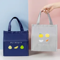 Fresh Cooler Bags Large Capacity Waterproof Nylon 2021 Portable Oxford Lunch Bags for Women Oil Proof Convenient Tote Food Bags