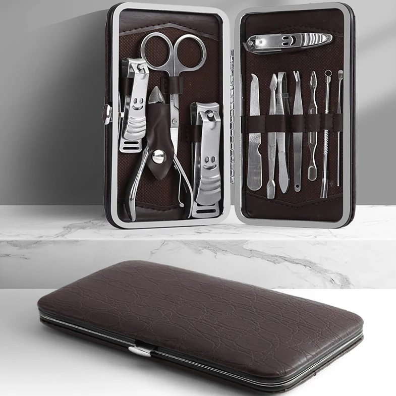Stainless Steel Nail Clippers Set Professional Manicure Kit 1set nail clippers